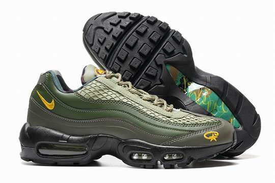(image for) Nike Air Max 95 Corteiz Olive Yellow Men's Shoes-12